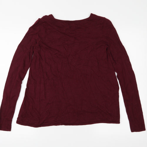 NEXT Womens Purple  Knit Pullover Jumper Size 6