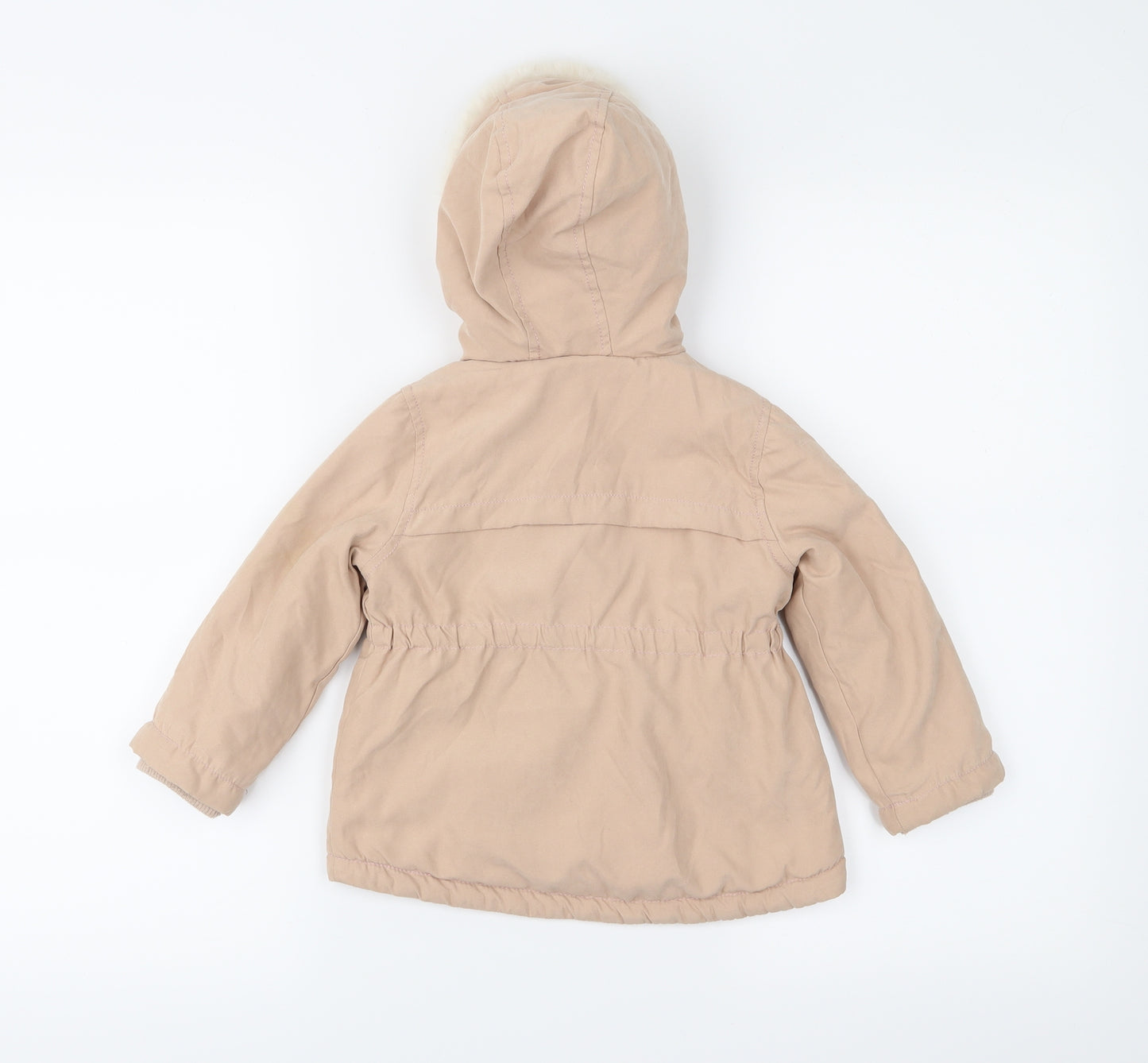 George Girls Pink   Anorak Coat Size 18-24 Months