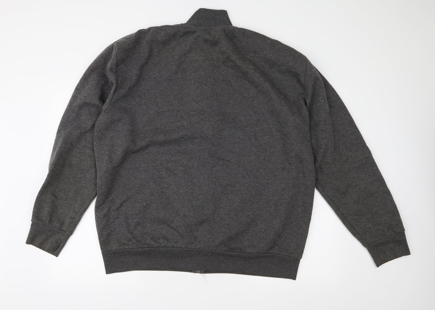 Slazenger Mens Grey  Jersey Full Zip Sweatshirt Size 2XL