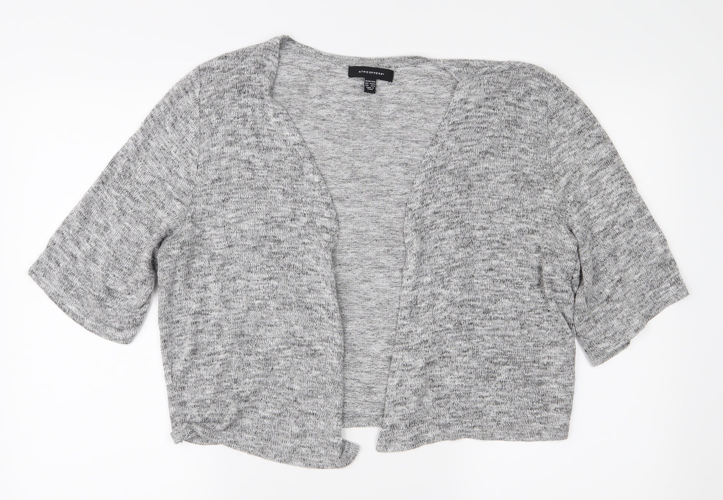 Atmosphere Womens Grey  Knit Cardigan Jumper Size L