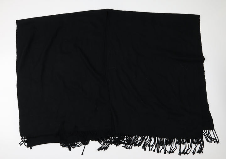 Preworn Womens Black   Overcoat Cape One Size