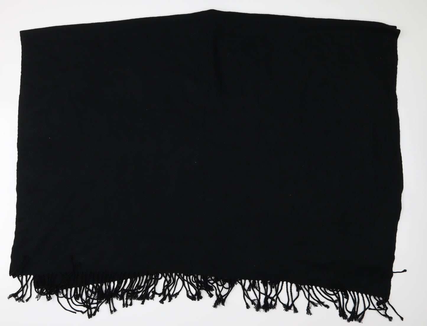 Preworn Womens Black   Overcoat Cape One Size