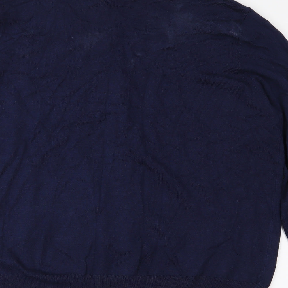 George Womens Blue  Knit Cardigan Jumper Size 16