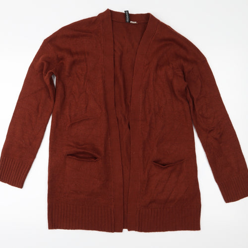 Divided Womens Brown  Knit Cardigan Jumper Size S
