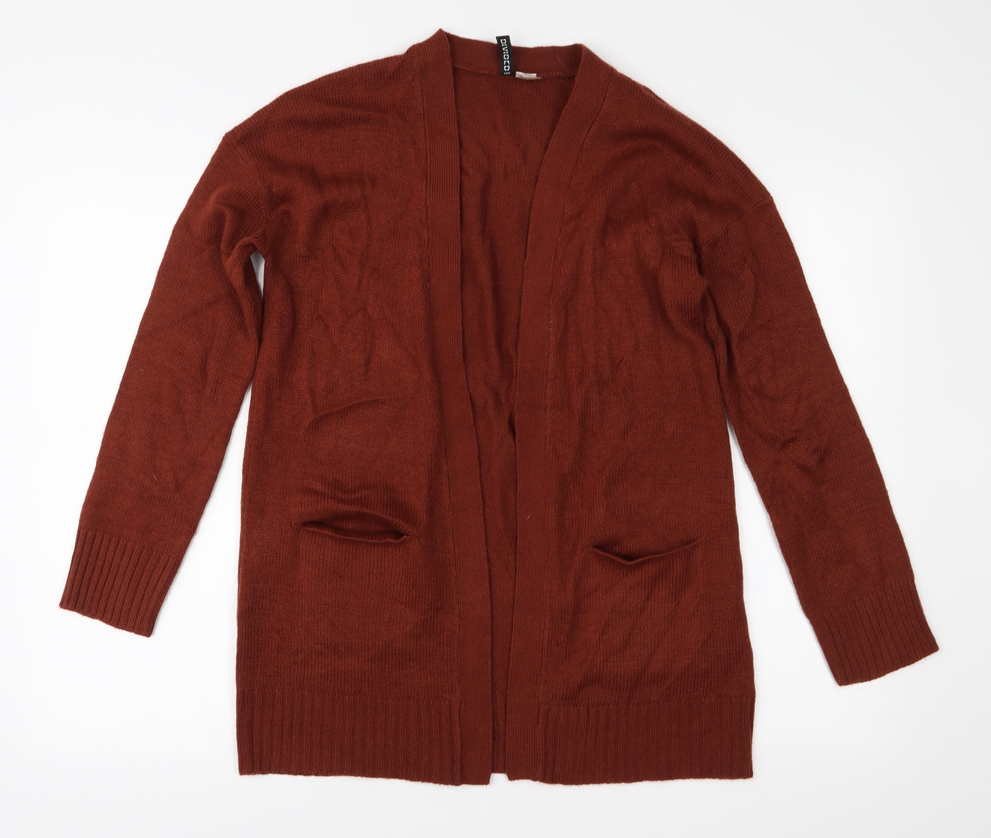 Divided Womens Brown  Knit Cardigan Jumper Size S