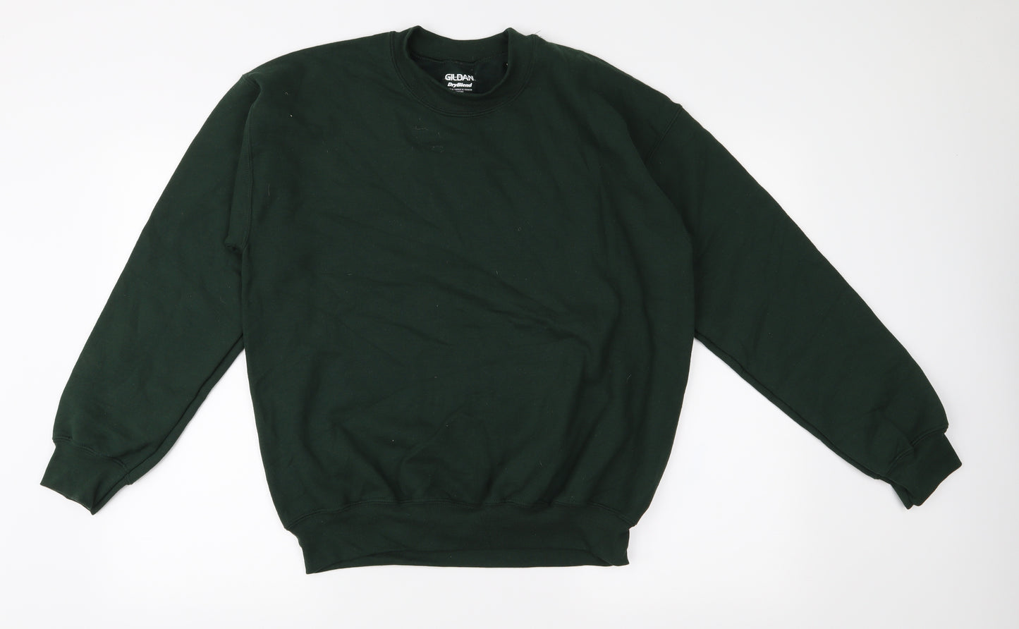 Gildan Mens Green  Jersey Pullover Sweatshirt Size M
