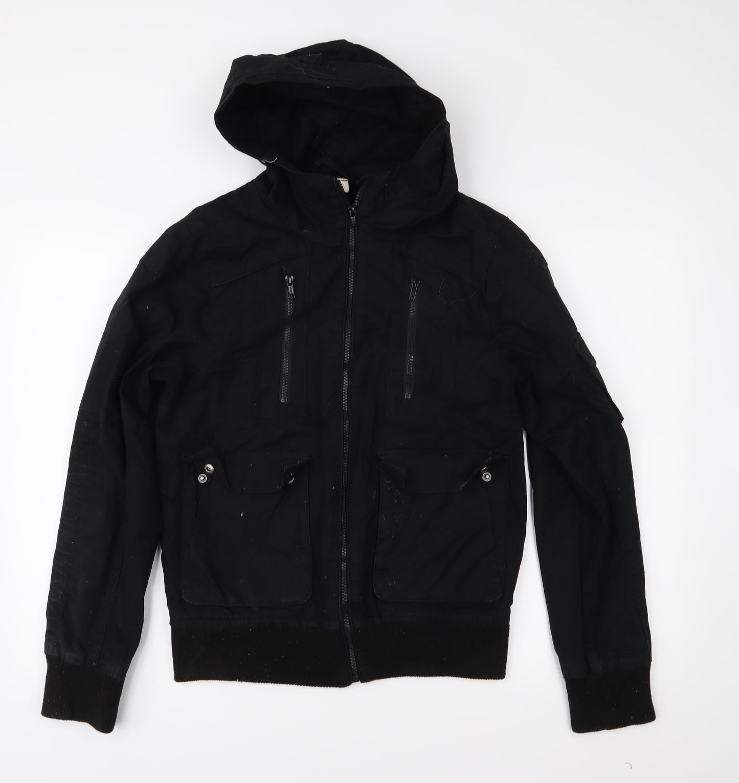 Divided Womens Black   Anorak Jacket Size S