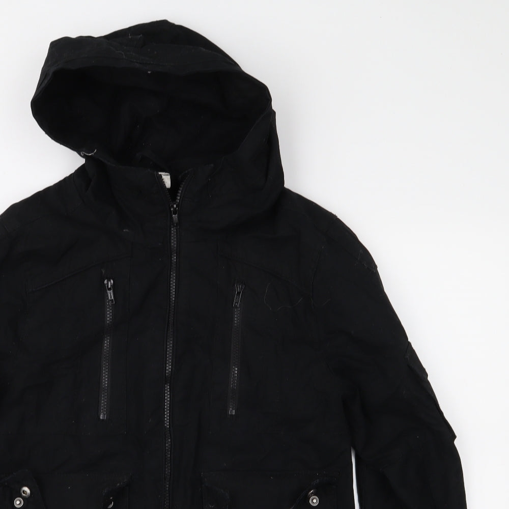 Divided Womens Black   Anorak Jacket Size S