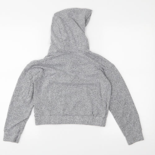 Primark Girls Grey  Jersey Pullover Hoodie Size 10-11 Years