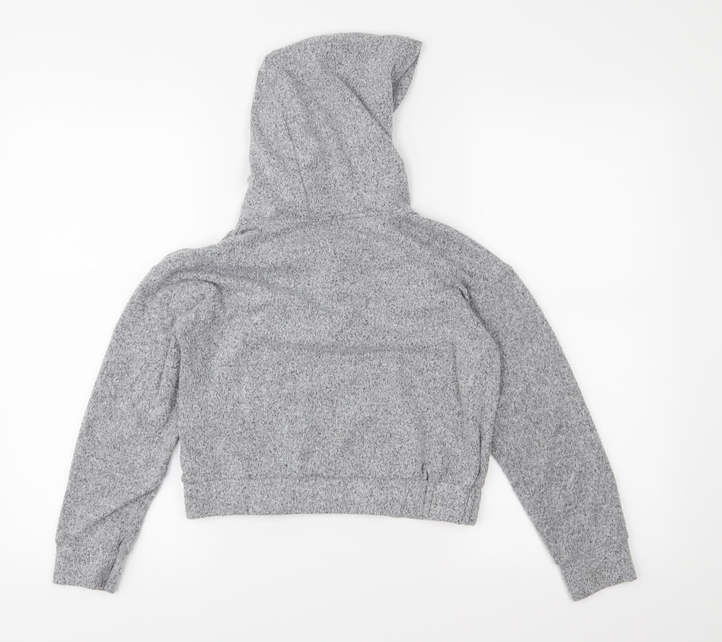 Primark Girls Grey  Jersey Pullover Hoodie Size 10-11 Years