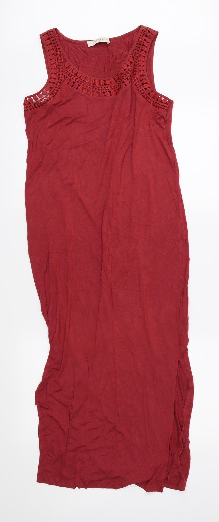 Oasis Womens Red Jersey Maxi Size XS