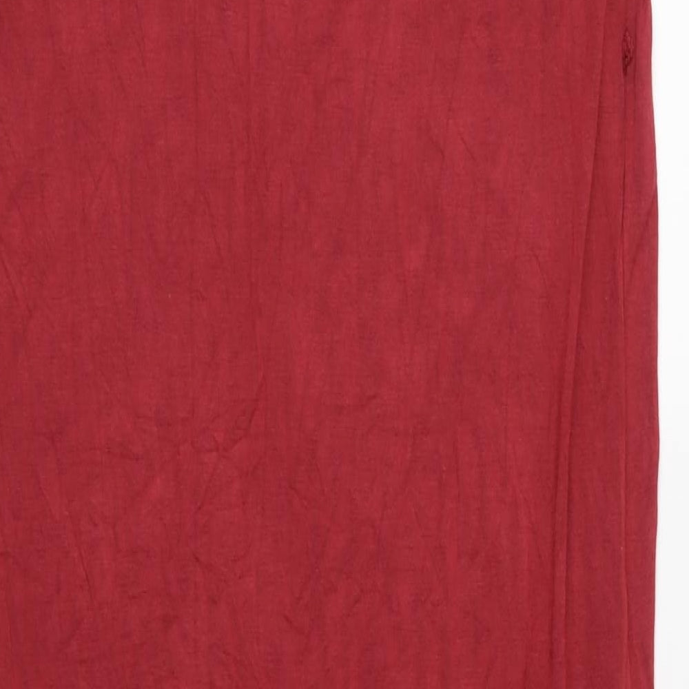 Oasis Womens Red  Jersey Maxi  Size XS
