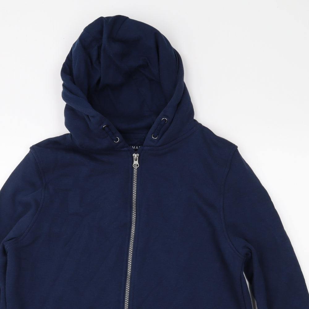 Primark Boys Blue  Fleece Full Zip Hoodie Size 13-14 Years