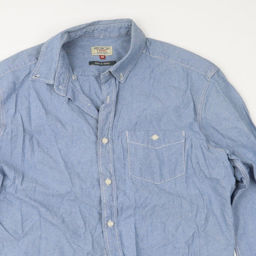 NEXT Mens Blue    Button-Up Size M