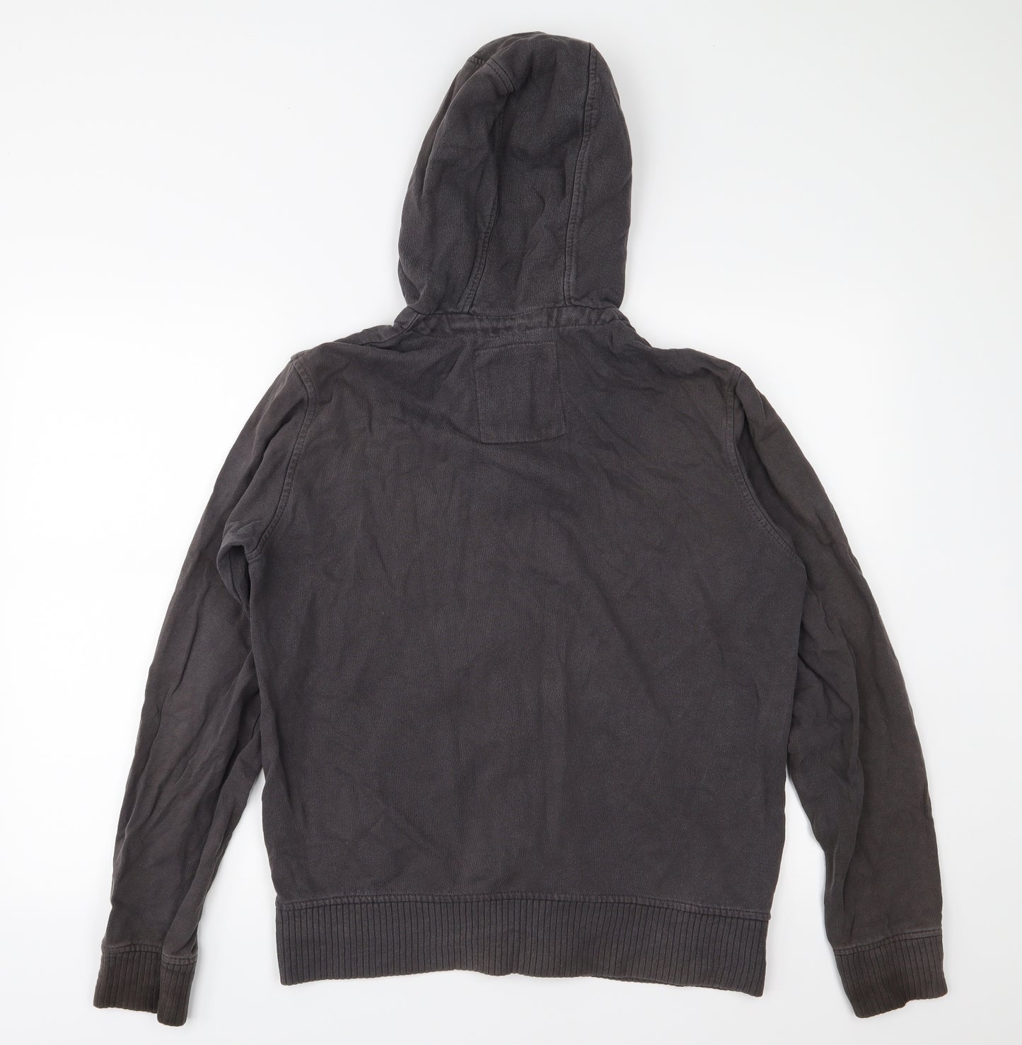 Burton Mens Grey  Jersey Full Zip Hoodie Size M