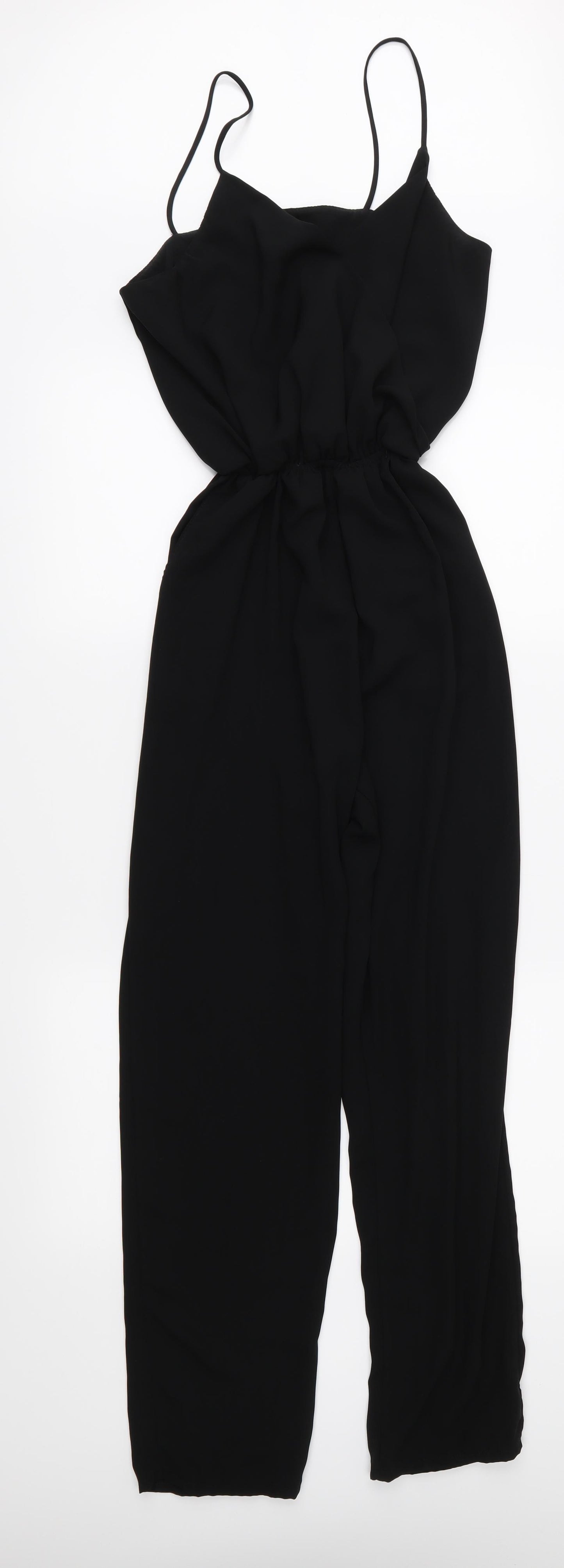 The Vestry Womens Black   Jumpsuit  Size 10 L29 in