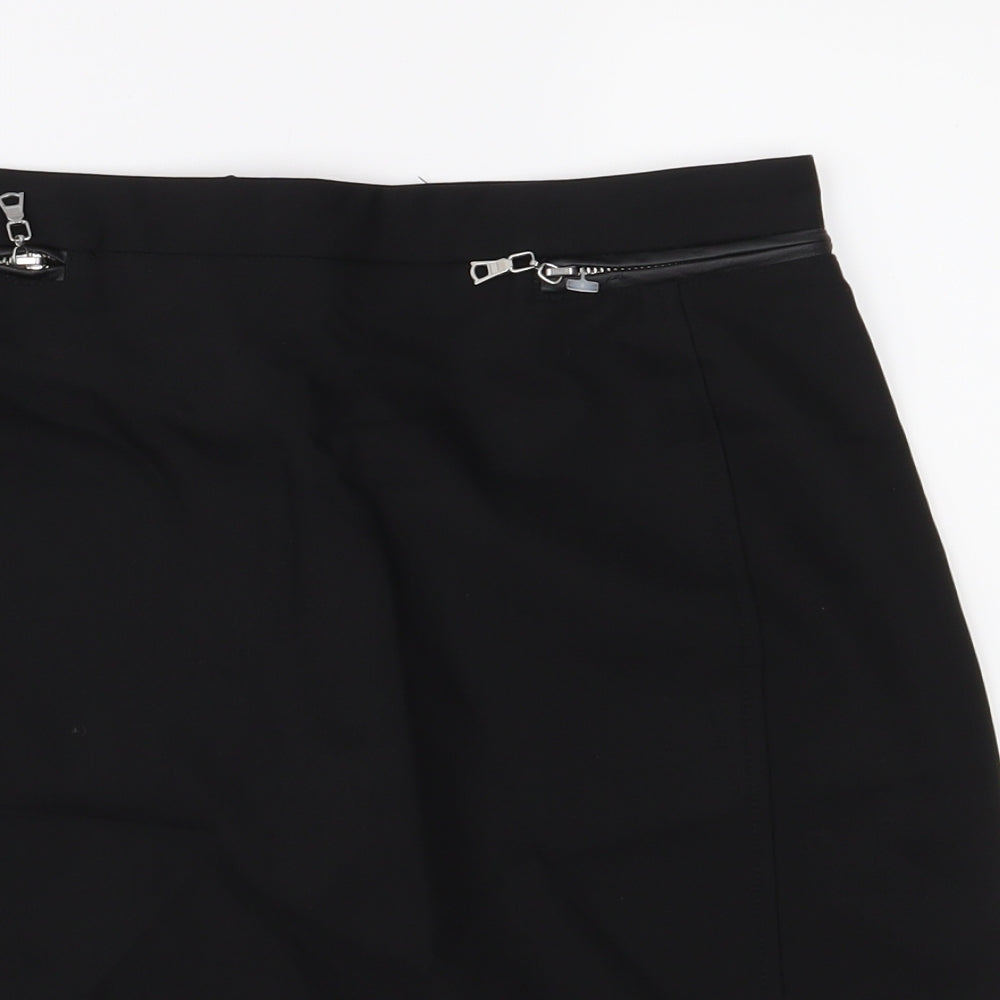 H&M Womens Black    Skirt Size 10