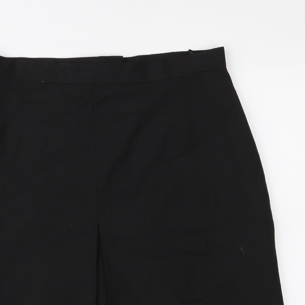 Preworn Womens Black   A-Line Skirt Size 32 in