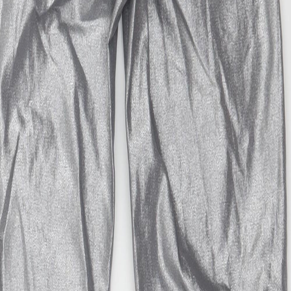H&M Womens Silver   Trousers  Size 24 in L29 in