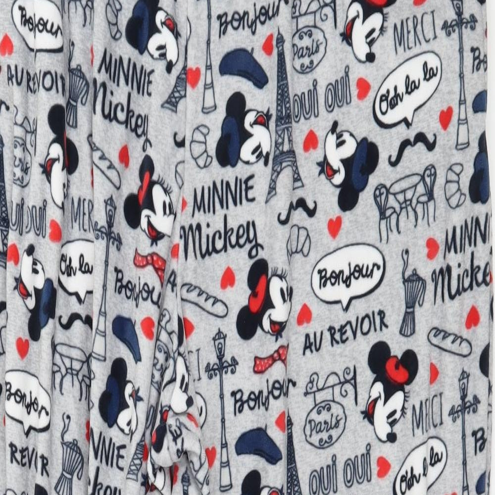 TU Womens Grey Geometric Fleece Capri Pyjama Pants Size 20  - Minnie Mouse