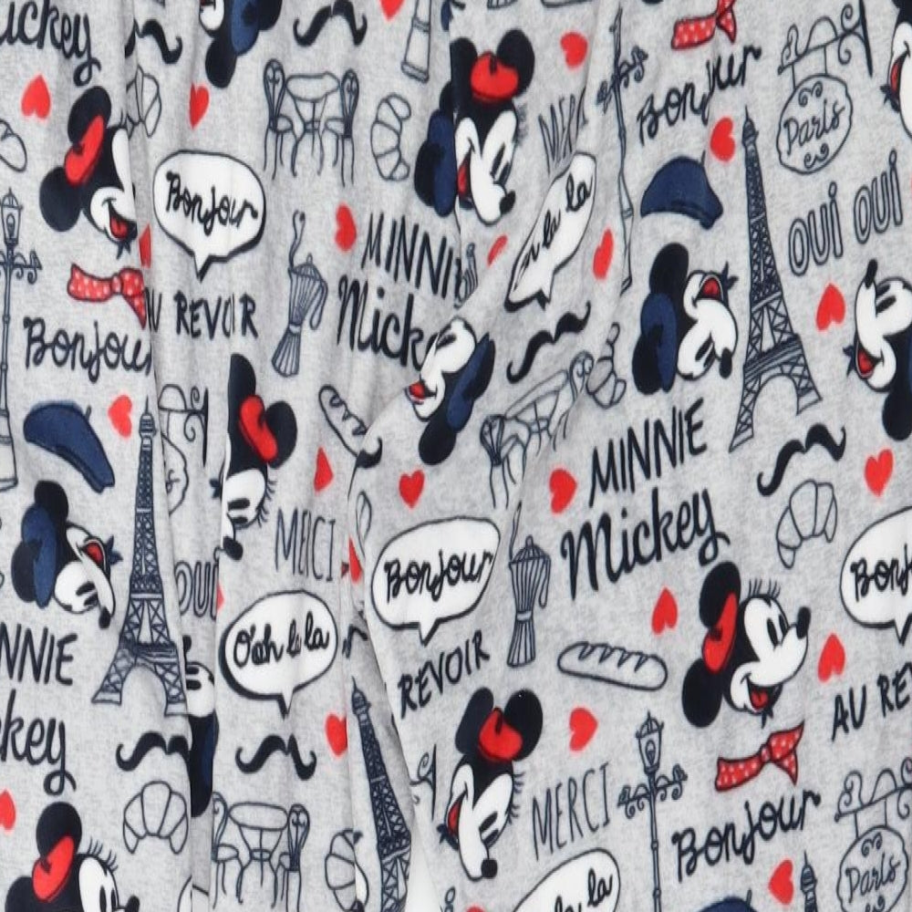 TU Womens Grey Geometric Fleece Capri Pyjama Pants Size 20  - Minnie Mouse