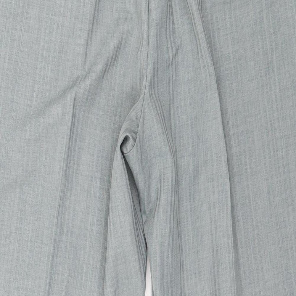 Bonmarché Womens Grey Striped  Trousers  Size 18 L24 in