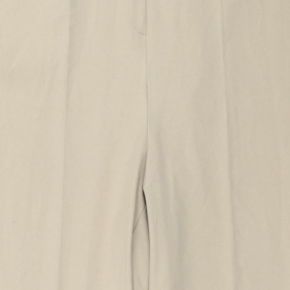 Preworn Womens Beige   Trousers  Size 38 in L28 in
