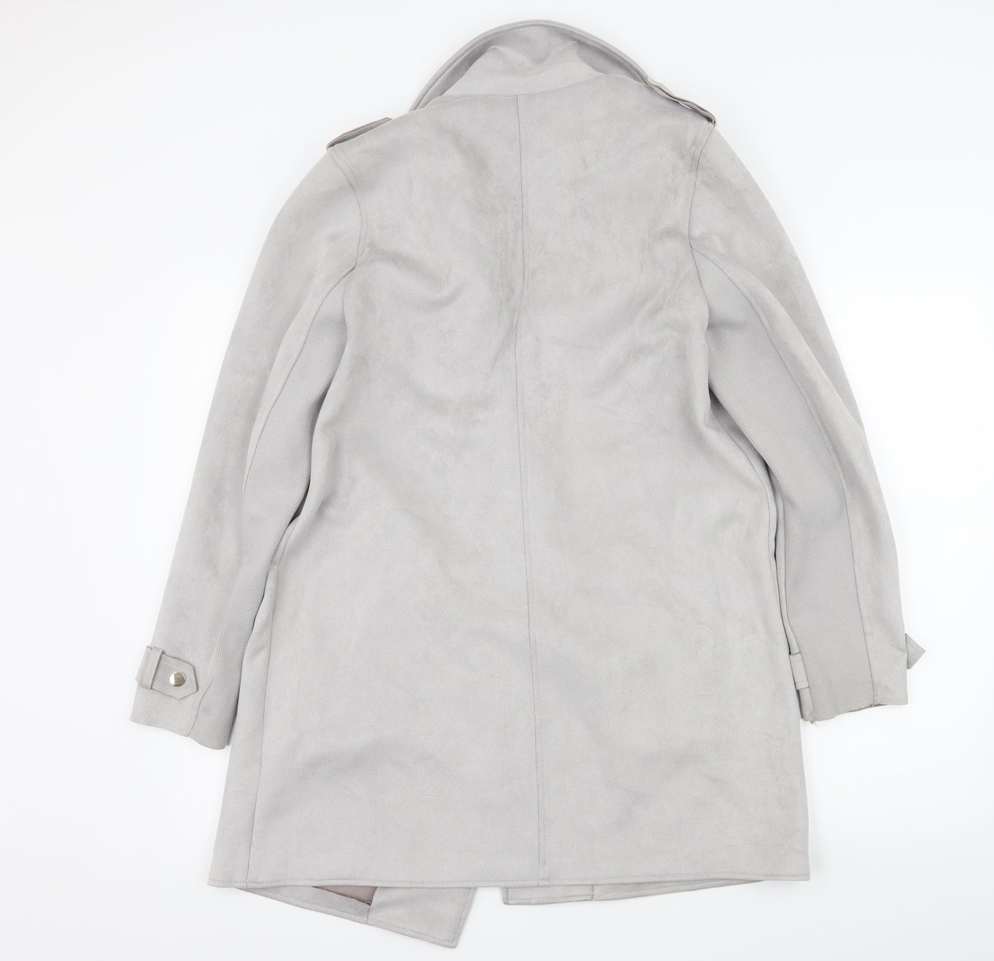 River Island Womens Grey  Velour Jacket  Size 16