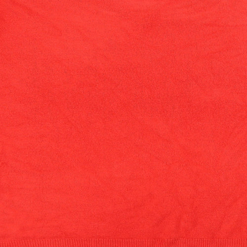Marks and Spencer Womens Red  Knit Pullover Jumper Size 16
