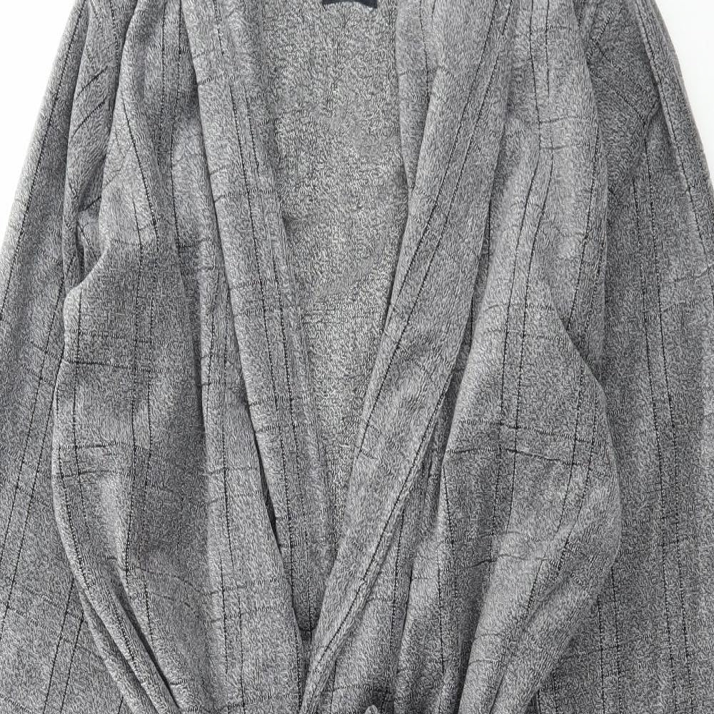 NEXT Mens Grey Check   Robe Size S