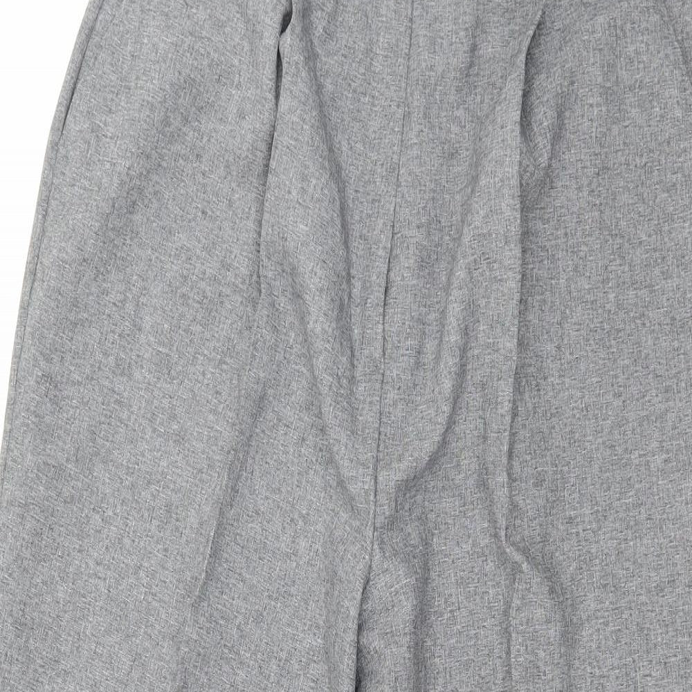 Slimma Womens Grey   Trousers  Size 14 L24 in