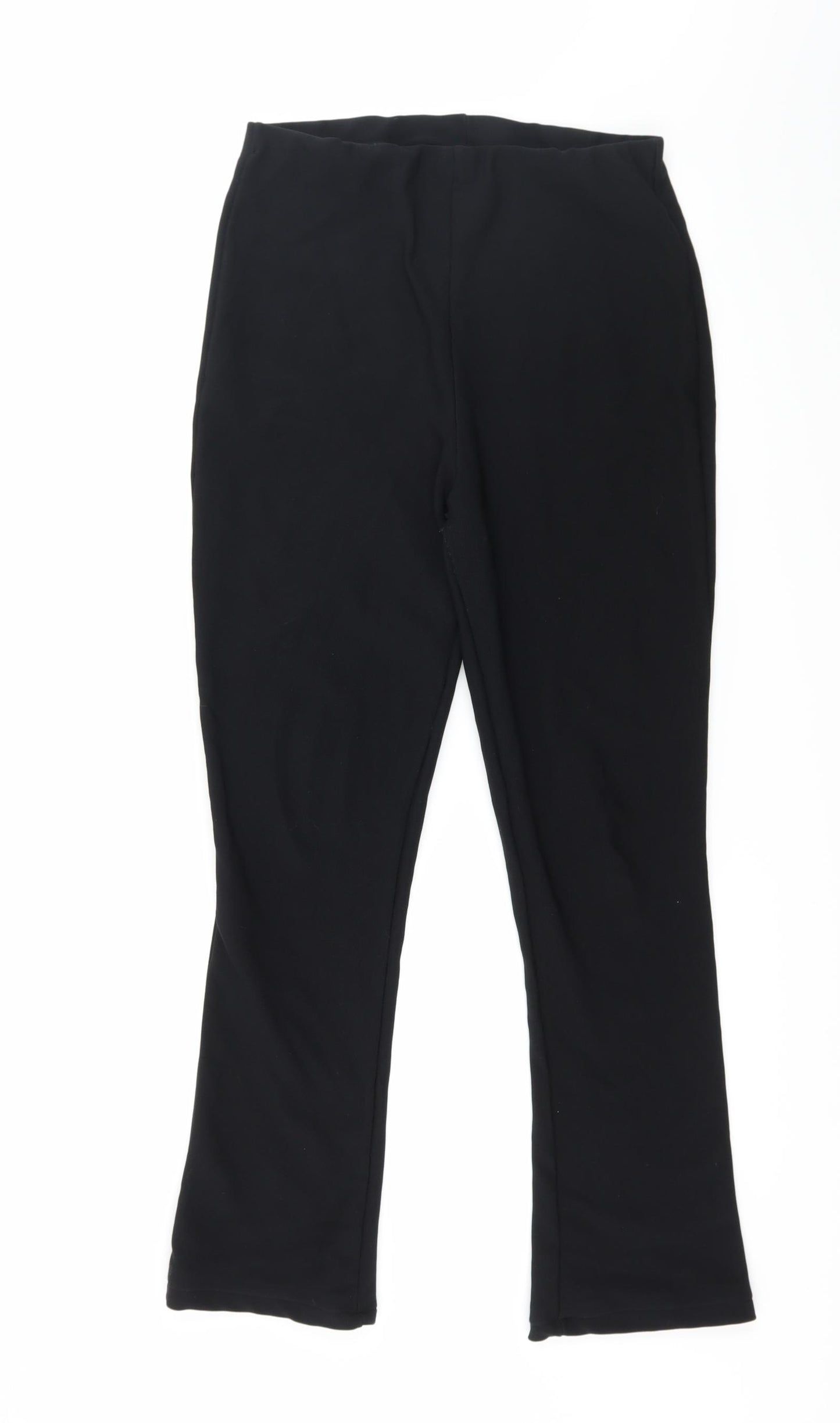 Preworn Womens Black   Trousers  Size 10 L27 in