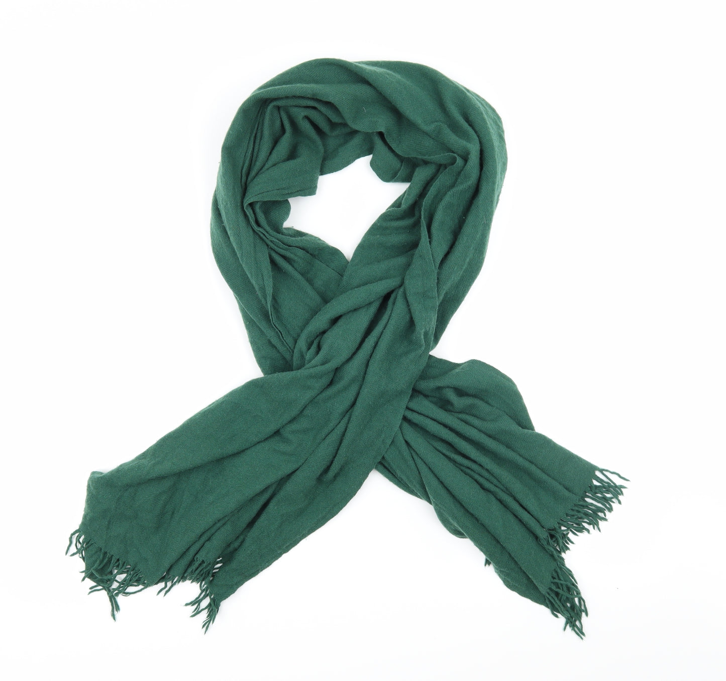 Preworn Womens Green  Knit  Scarf