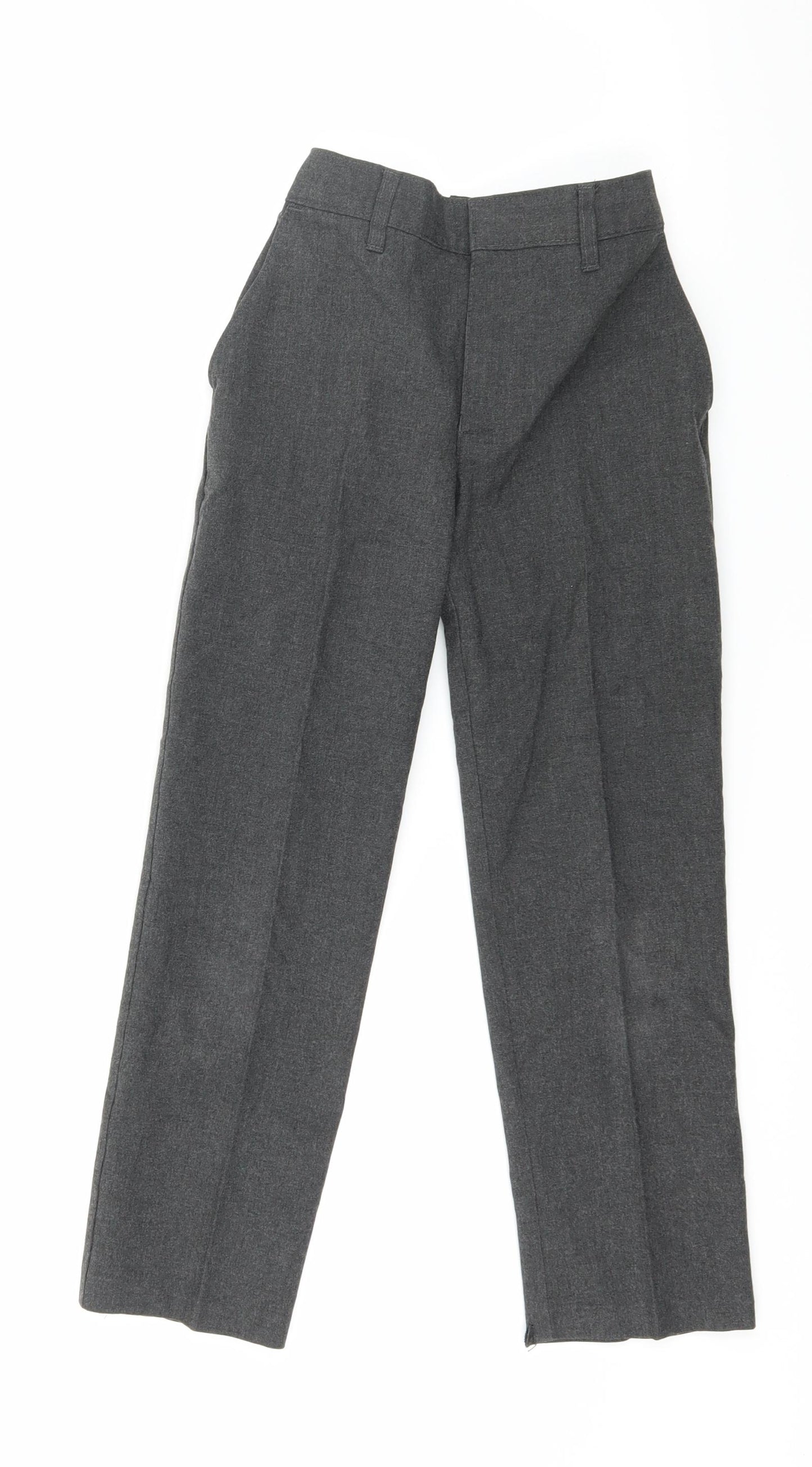 Marks and Spencer Boys Grey    Trousers Size 7-8 Years