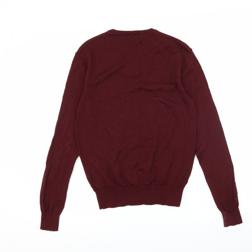 Polo Ralph Lauren Mens Red  Knit Pullover Jumper Size S