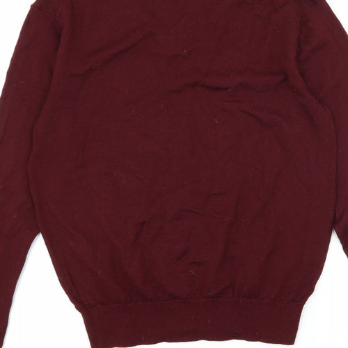 Polo Ralph Lauren Mens Red  Knit Pullover Jumper Size S