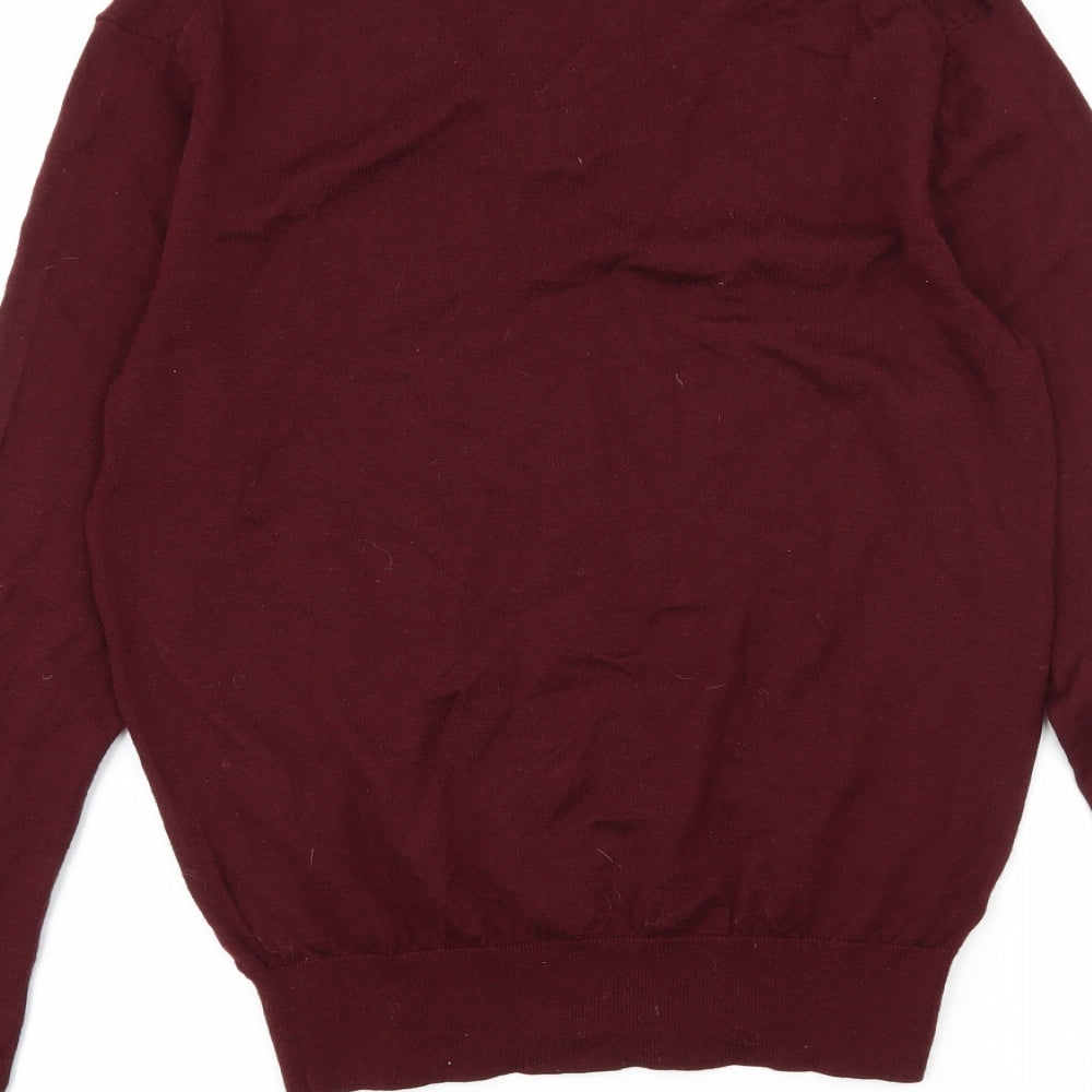 Polo Ralph Lauren Mens Red  Knit Pullover Jumper Size S