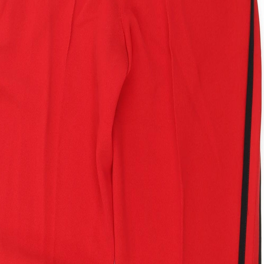 Me And Em Womens Red Striped  Trousers  Size 30 in L30 in
