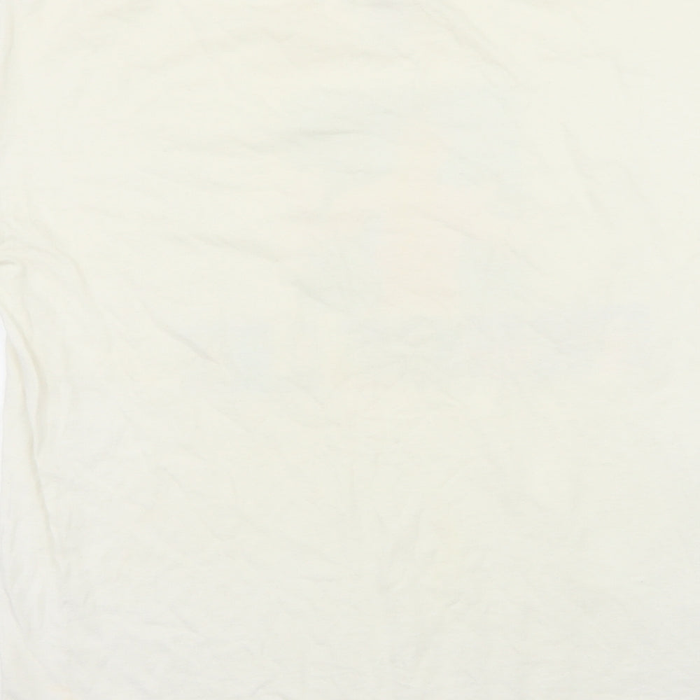 Hanes Mens Ivory  Jersey  T-Shirt Size M  - Bruce Lee