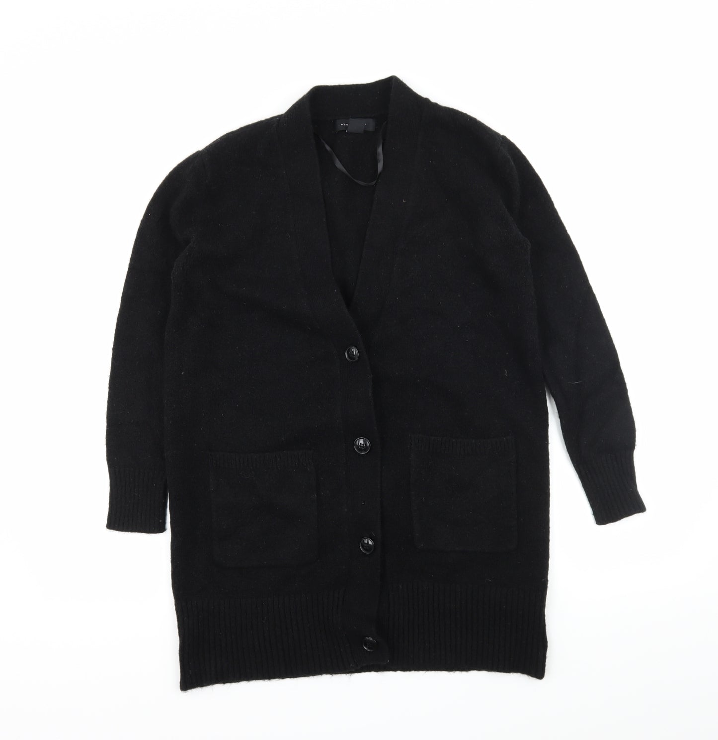 Atmosphere Womens Black  Knit Cardigan Jumper Size 6