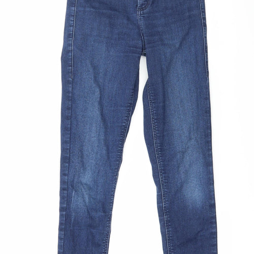 Topshop Womens Blue  Denim Skinny Jeans Size 26 in L32 in