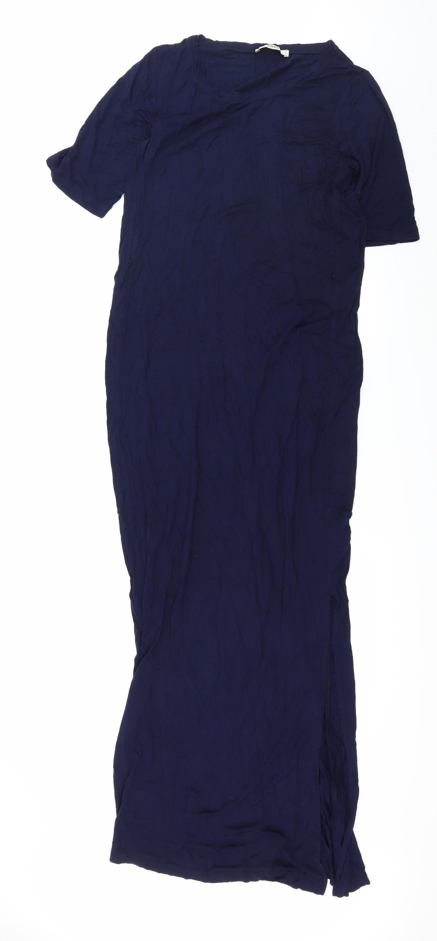 Oasis Womens Blue  Jersey Maxi  Size S