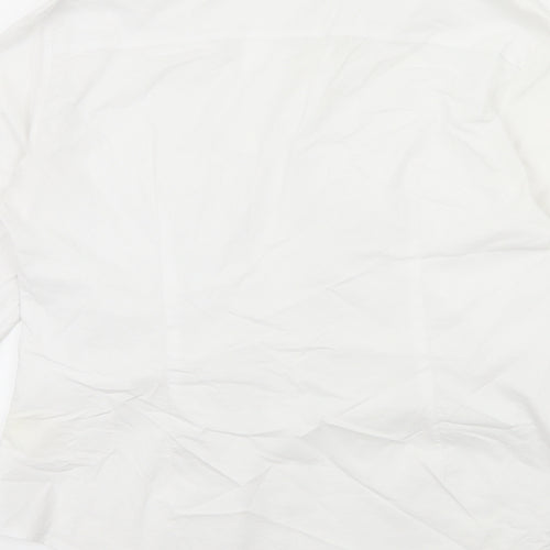 Phase Eight Womens White   Basic Blouse Size 18  - Ruched