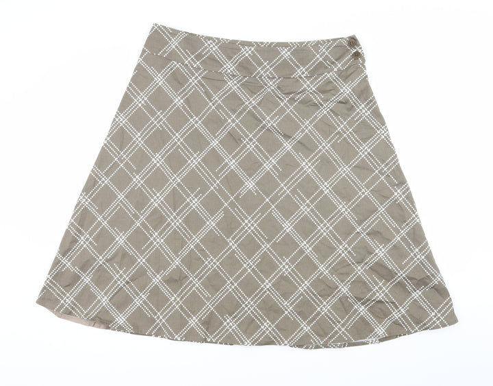 Coast Womens Brown Flare Skirt Size 16