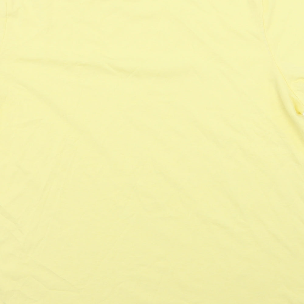 George Womens Yellow  Jersey Basic T-Shirt Size 18