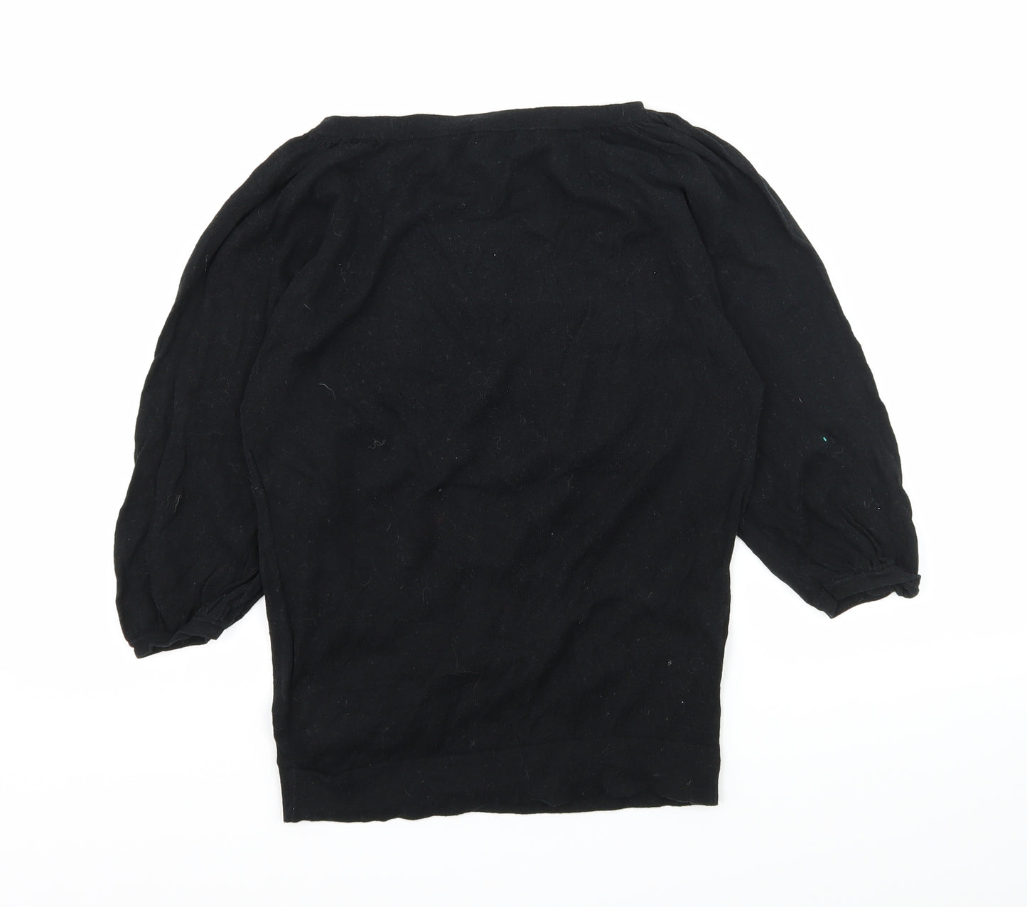 Atmosphere Womens Black  Knit Pullover Jumper Size 10