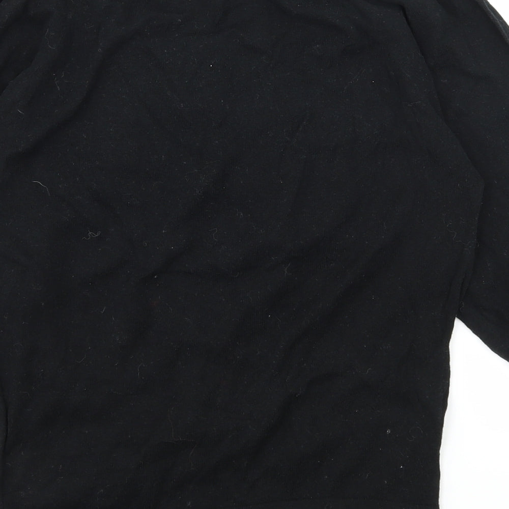 Atmosphere Womens Black  Knit Pullover Jumper Size 10