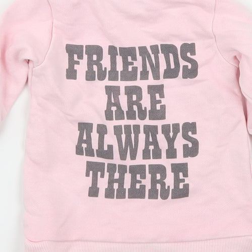 Marc Jacobs Girls Pink  Jersey Pullover Jumper Size 0-3 Months  - Snoopy