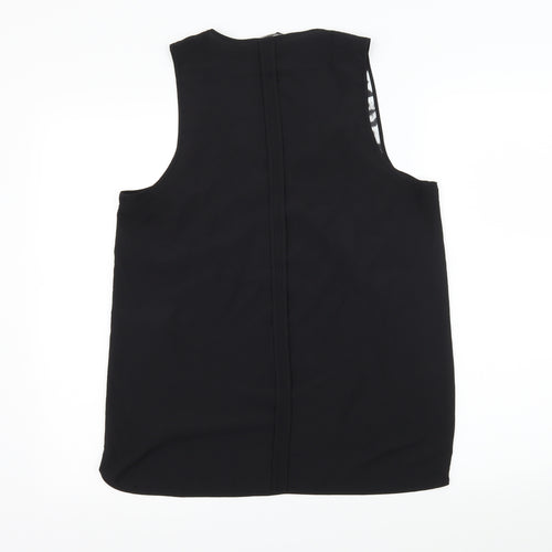 H&M Womens Black Animal Print  Camisole Tank Size 12