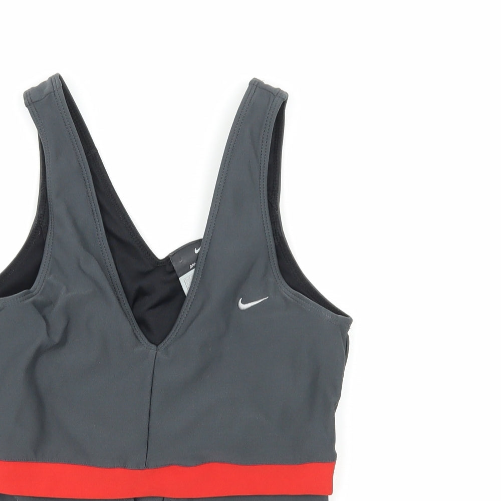 Nike Womens Grey   Basic Tank Size XS  - Cut out middle